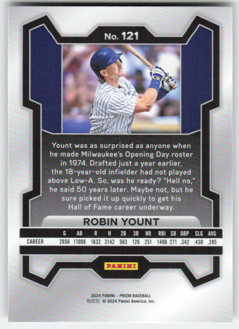 2024 Panini Prizm #121 Robin Yount