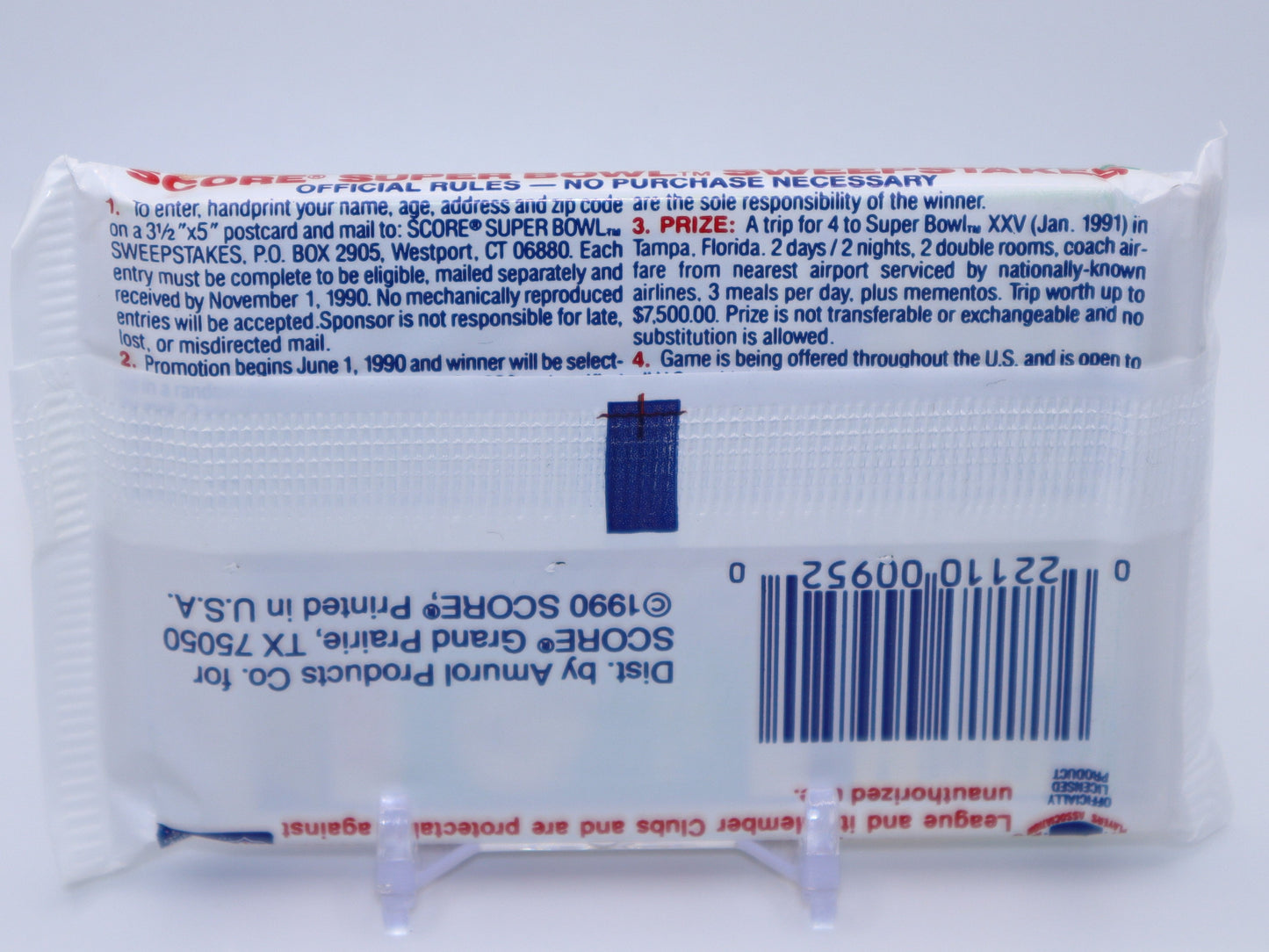 1990 Score Series 2 Football Cards Wax Pack - Collectibles