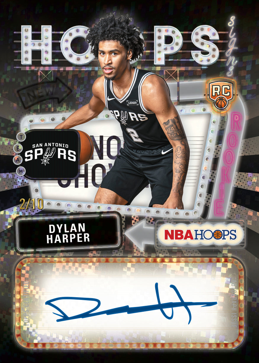 2025-26 Topps NBA Hoops Basketball Blaster Pack (8 Cards)