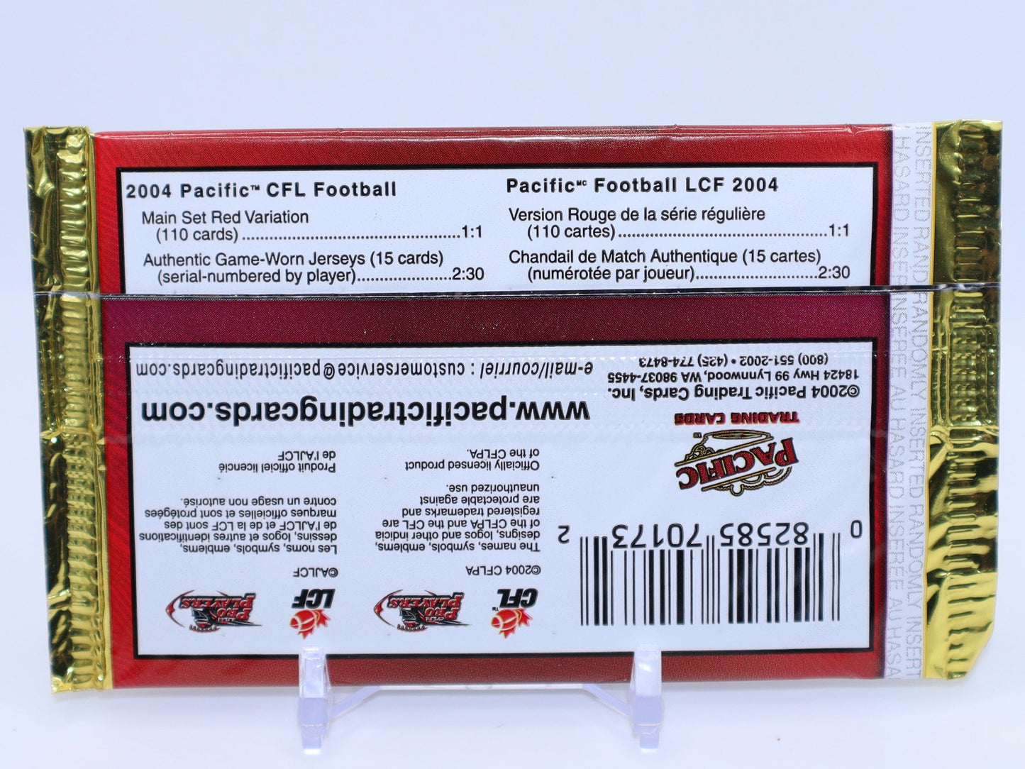 2004 Pacific CFL Football Cards Rack Pack - Collectibles