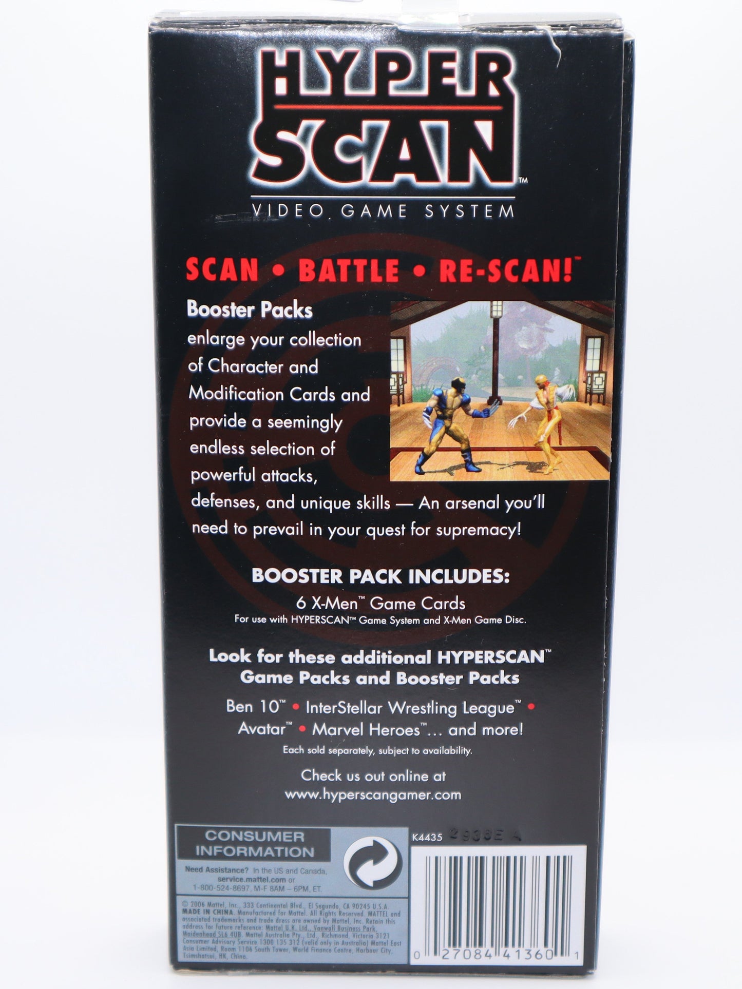 2006 Hyper Scan X - Men Series Black Booster Pack - Collectibles