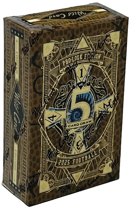 2025 Wild Card 5 Card Draw Football Pro-Look Edition Hobby Box (5 Cards)