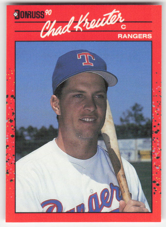 1990 Donruss #520 Chad Kreuter Texas Rangers 1632