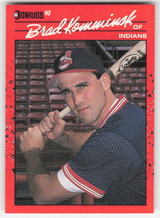 1990 Donruss #350 Brad Komminsk Cleveland Indians 1634