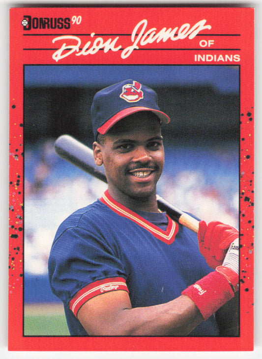 1990 Donruss #428 Dion James Cleveland Indians 1638