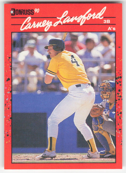 1990 Donruss #95 Carney Lansford Oakland Athletics 1641