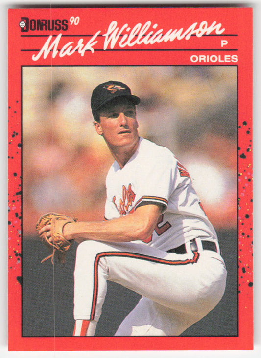 1990 Donruss #406 Mark Williamson Baltimore Orioles 1645