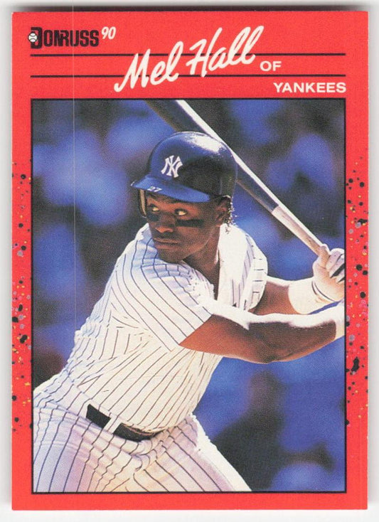 1990 Donruss #598 Mel Hall New York Yankees 1647