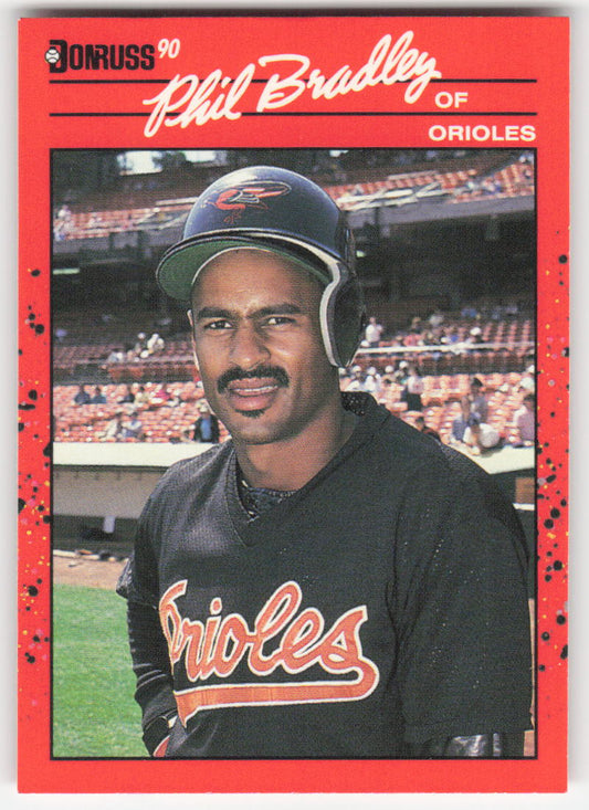 1990 Donruss #259 Phil Bradley Baltimore Orioles 1650