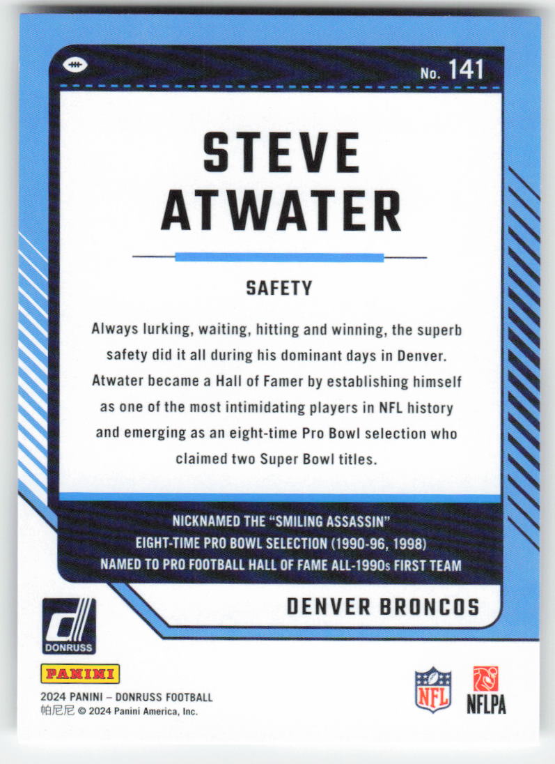 2024 Donruss #141 Steve Atwater Denver Broncos FB1-370