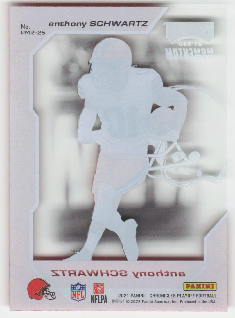 2021 Panini Chronicles #PMR-25 Anthony Schwartz Playoff Momentum Browns FB1-754