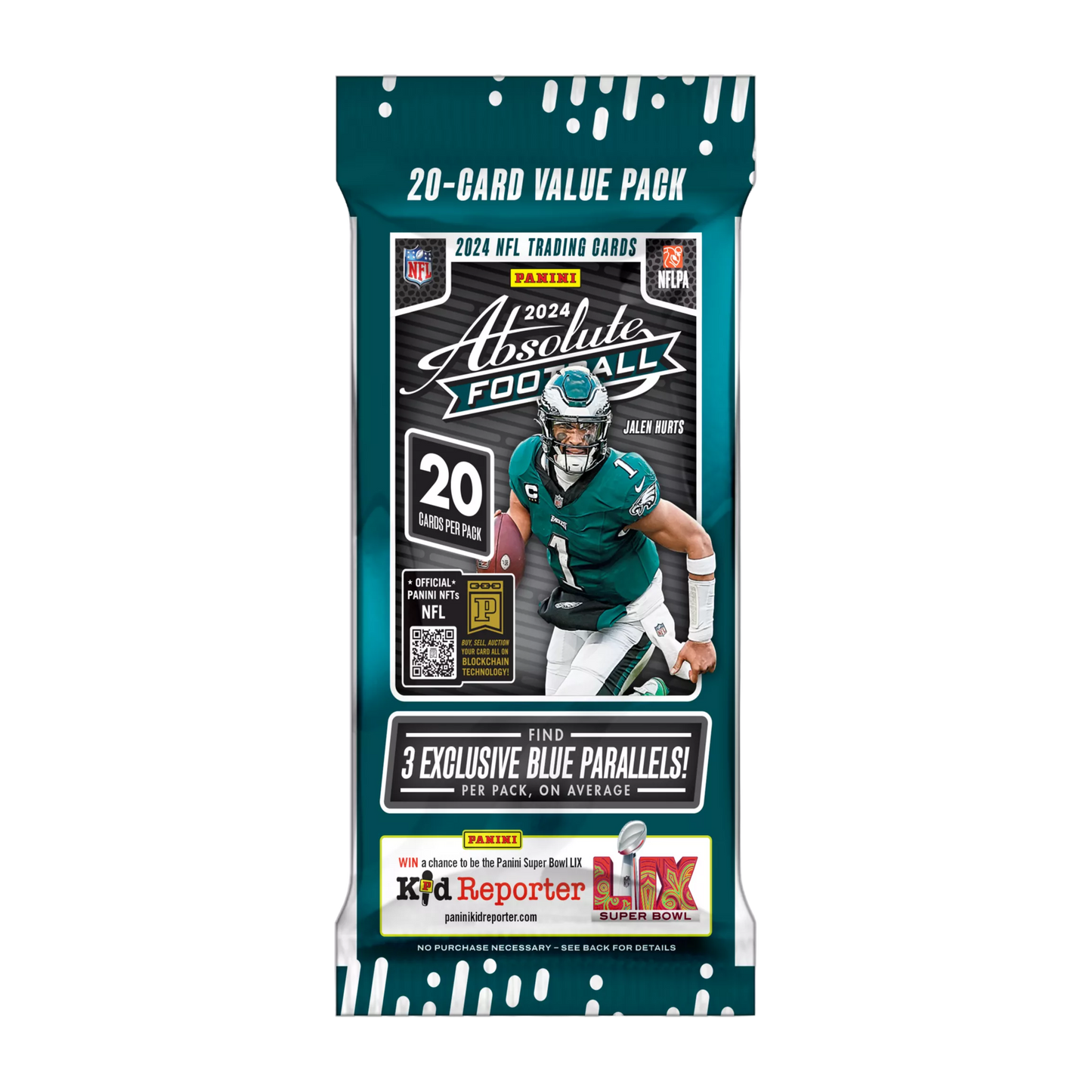 2024 Panini Absolute Football Value Pack (20 Cards)