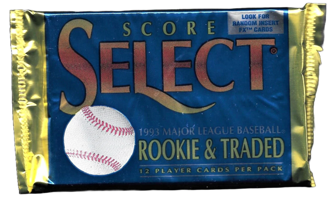 1993 Pinnacle Select Series Rookie & Traded Baseball Hobby Pack (12 Cards)