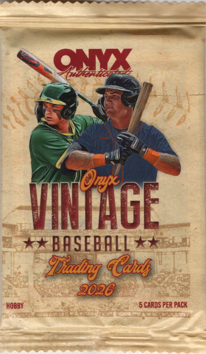 2026 ONYX Vintage Baseball Hobby Pack (5 Cards)
