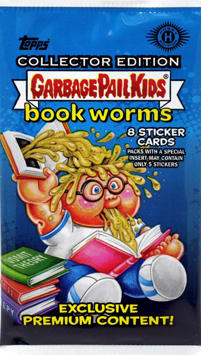 2022 Topps Garbage Pail Kids: Book Worms Hobby Pack (8 Sticker Cards)