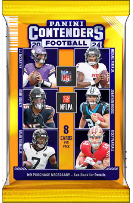 2024 Panini Contenders Football Blaster Pack (8 Cards)