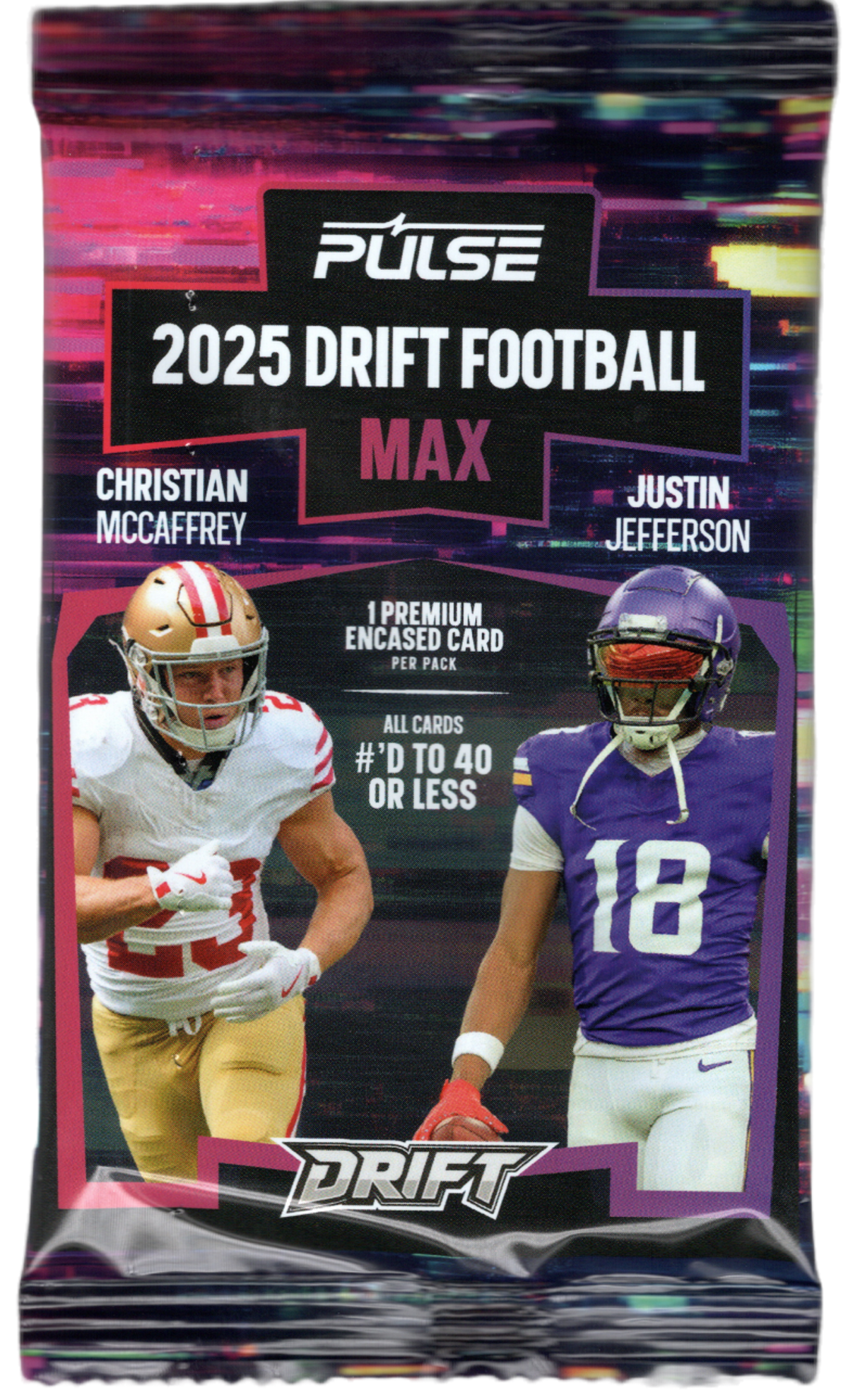 2025 Pulse Drift Football Max Hobby Pack (1 Card)