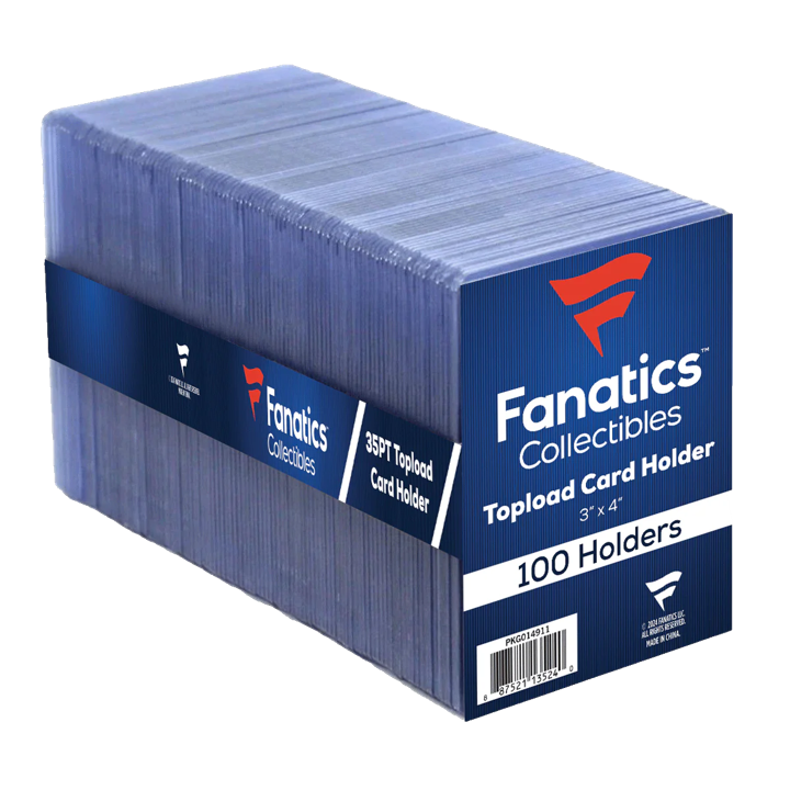 Fanatics 35pt 3x4 Top Loaders (100pk)