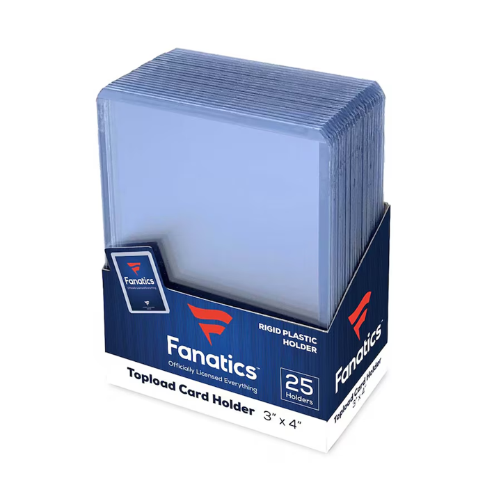 3.5 x 5 card sleeves Fanatics 35pt Toploaders