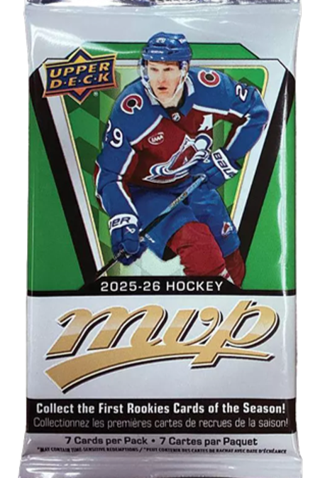 2025-26 Upper Deck MVP Hockey Blaster Pack (7 Cards)