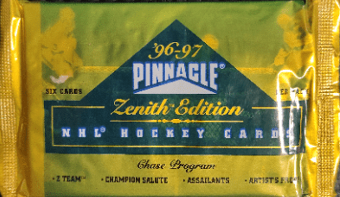 1996-97 Pinnacle Zenith Edition Hockey Pack (6 Cards)