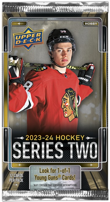 2023-24 Upper Deck Series 2 Hockey Hobby Pack (12 Cards)