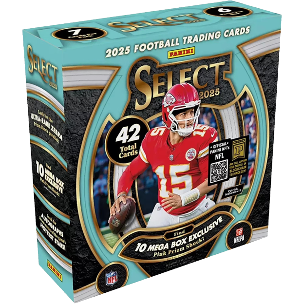 2025 Panini Select Football Mega Box (6 Packs)