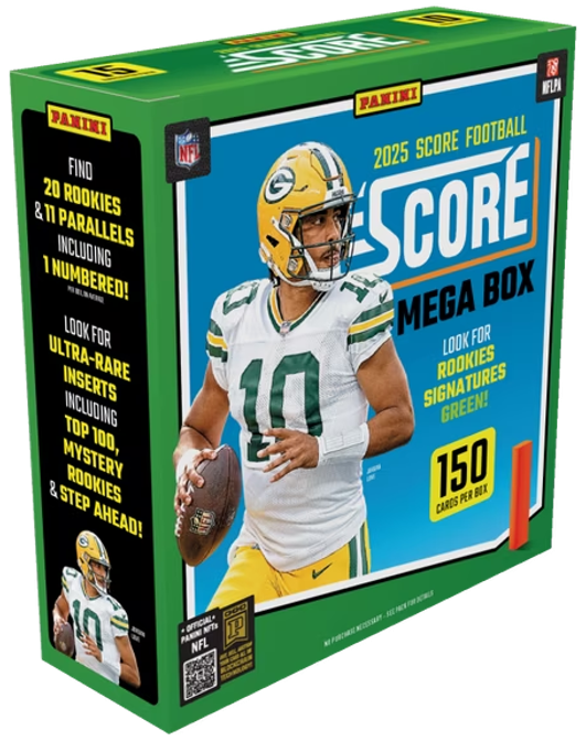 2025 Panini Score Football Mega Box (10 Packs)