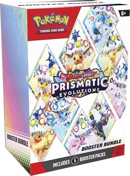 Pokemon TCG: SV Prismatic Evolutions Booster Bundle (6 Packs)