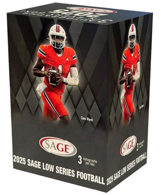 2025 Sage Low Series Football Blaster Box (5 Packs & 3 Autos)