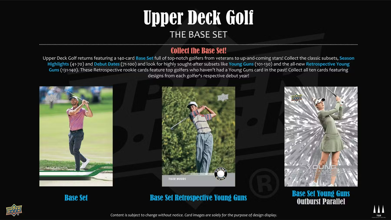 2025 Upper Deck Golf Blaster Pack (12 Cards)