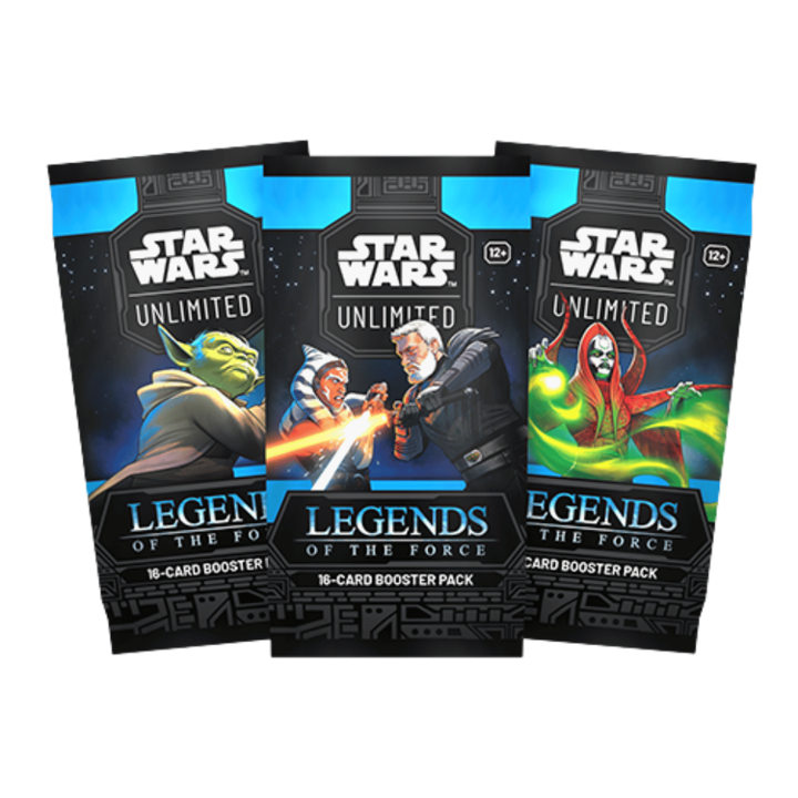Star Wars Unlimited TCG: Legends of the Force Booster Pack (16 Cards)