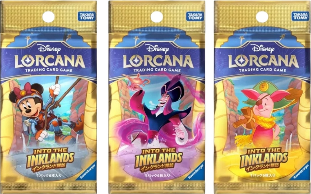 Disney Lorcana: Into the Inklands (JPN) Booster 2pk (6 Cards Each)