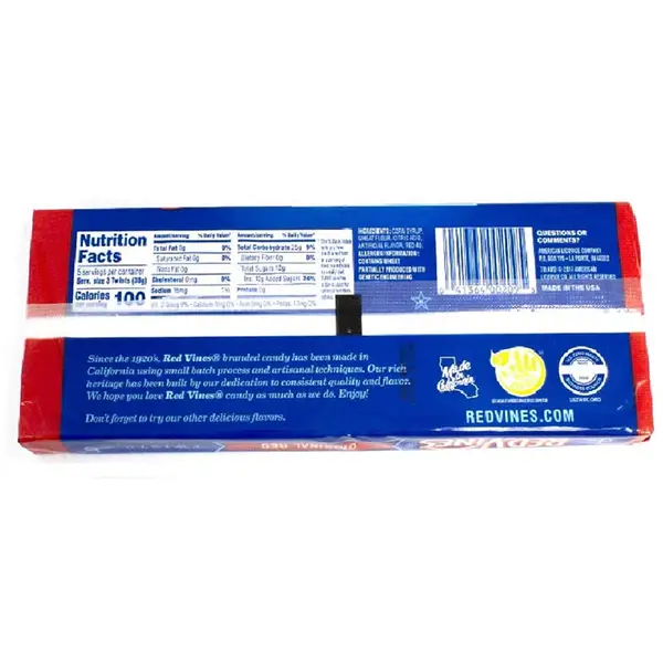 Red Vines Original Red Licorice Twists (5oz Tray)