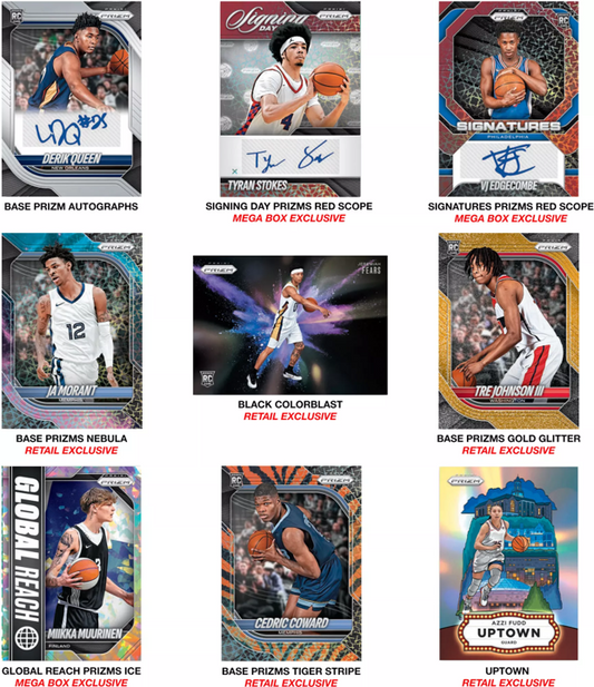 2025-26 Panini Prizm Basketball Mega Box Pack (10 Cards)