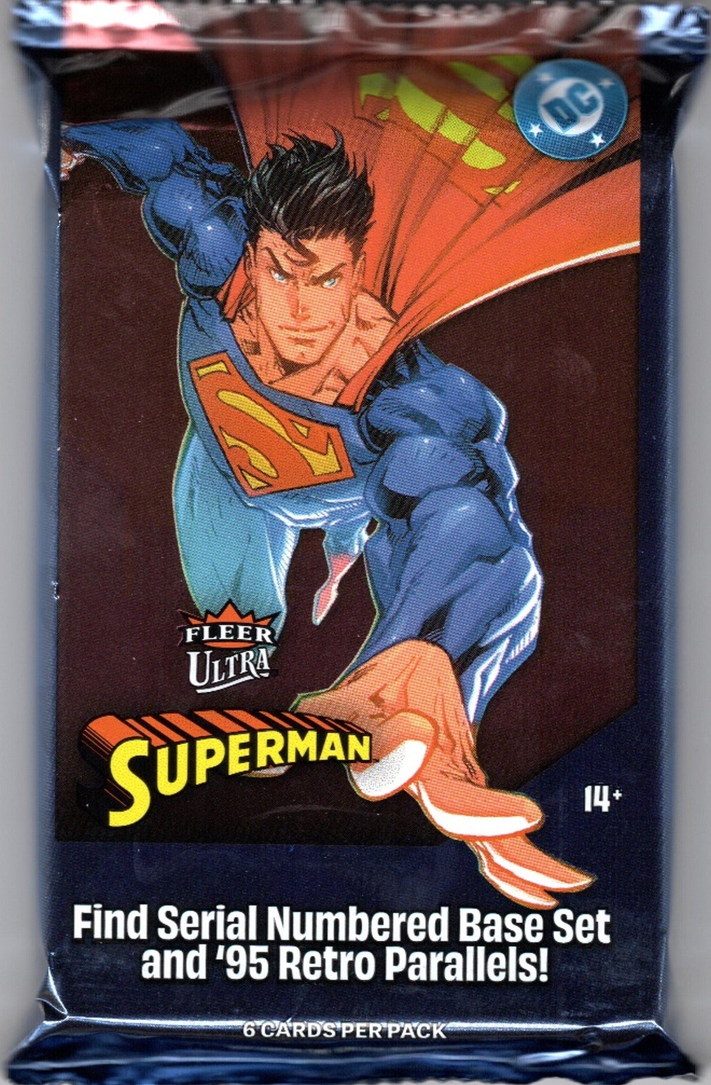 2026 Upper Deck Fleer Ultra Superman Blaster Pack (6 Cards)