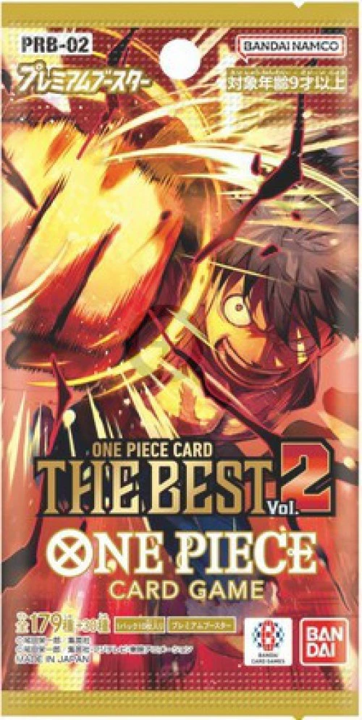 One Piece TCG: PRB-02 The Best vol2 Japanese Premium Booster Pack (10 Cards)