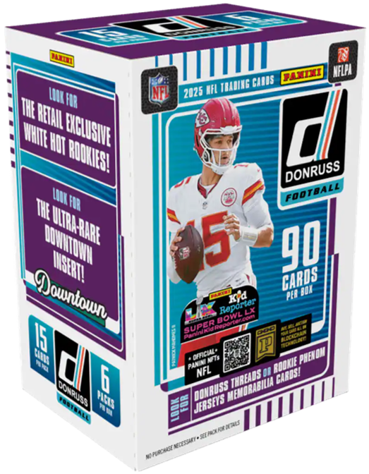 2025 Panini Donruss Football Blaster Box (6 Packs)