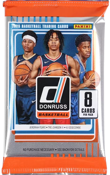 2025-26 Panini Donruss Basketball Hobby Pack (8 Cards)