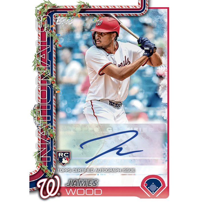 2025 Topps Holiday Baseball Mega Box Pack (10 Cards)