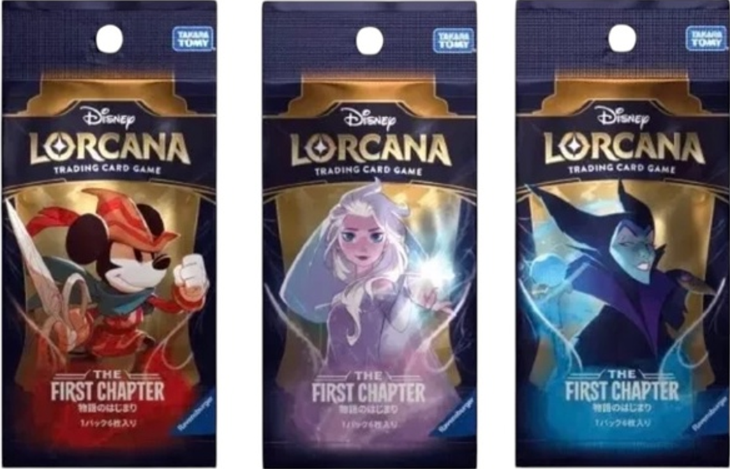 Disney Lorcana: First Chapter (JPN) Booster Pack (6 Cards)
