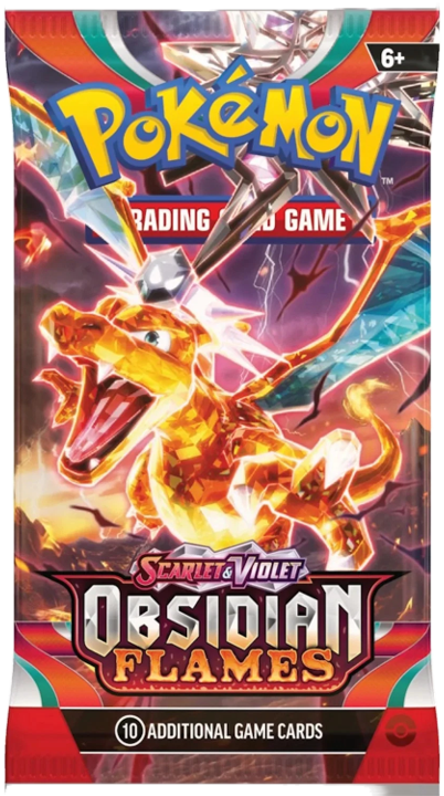 Pokemon: Obsidian Flames English Booster Pack (10 Cards)