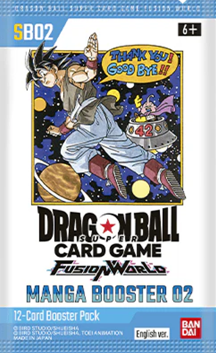 Dragon Ball Super: Fusion World - MANGA 02 (SB02) Booster Pack (12 Cards)