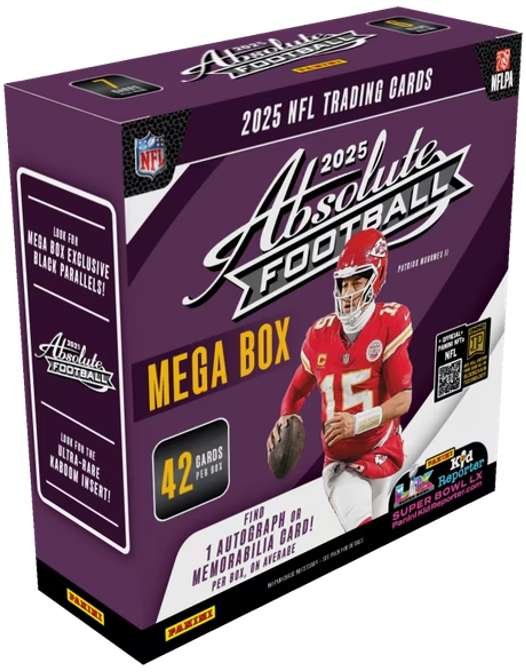 2025 Panini Absolute Football Mega Box (6 Packs)