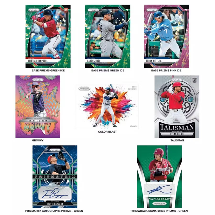 2025 Panini Prizm Baseball Mega Box (6 Packs)