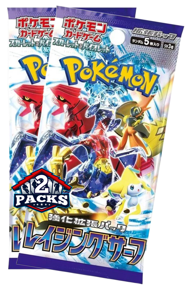 Pokemon TCG: Scarlet & Violet - Raging Surf Japanese Booster 2pk (5 Cards Each)