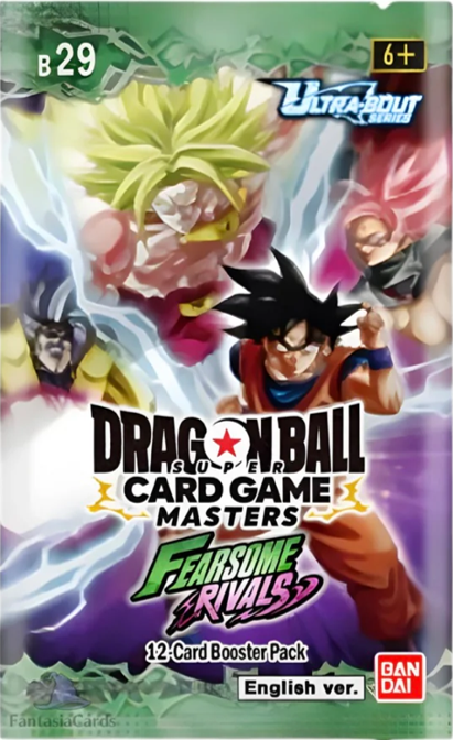 Dragon Ball Masters: FEARSOME RIVALS (B29) Booster Pack (12 Cards)