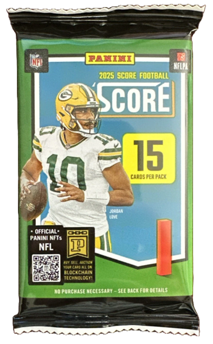 2025 Panini Score Football Mega Box Pack (15 Cards)