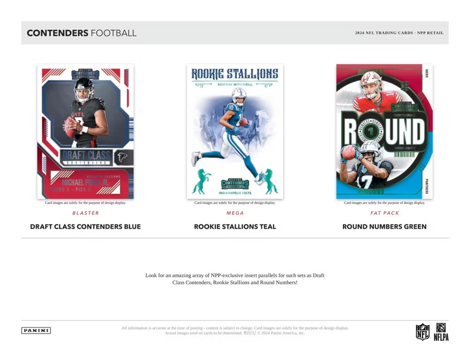 2024 Panini Contenders Football Value Pack (22 Cards)
