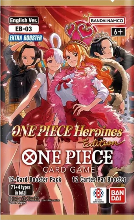 One Piece EB03: HEROINES EDITION English Extra Booster Pack (12 Cards)